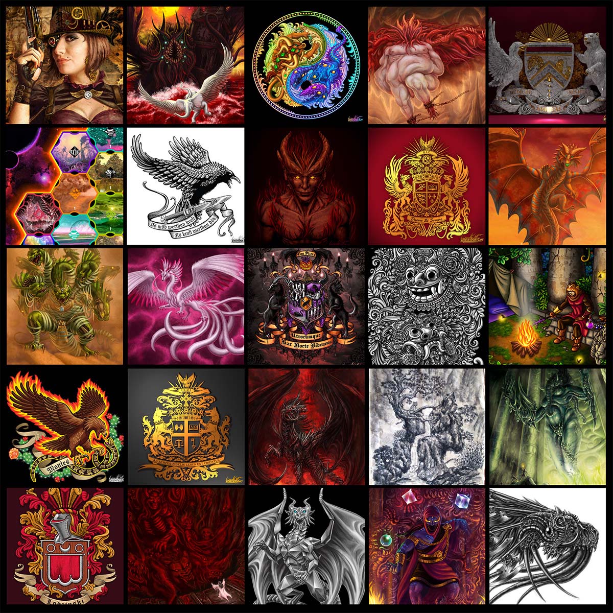 Putridus Cor Custom Fantasy Art and Design in Abysm Internal