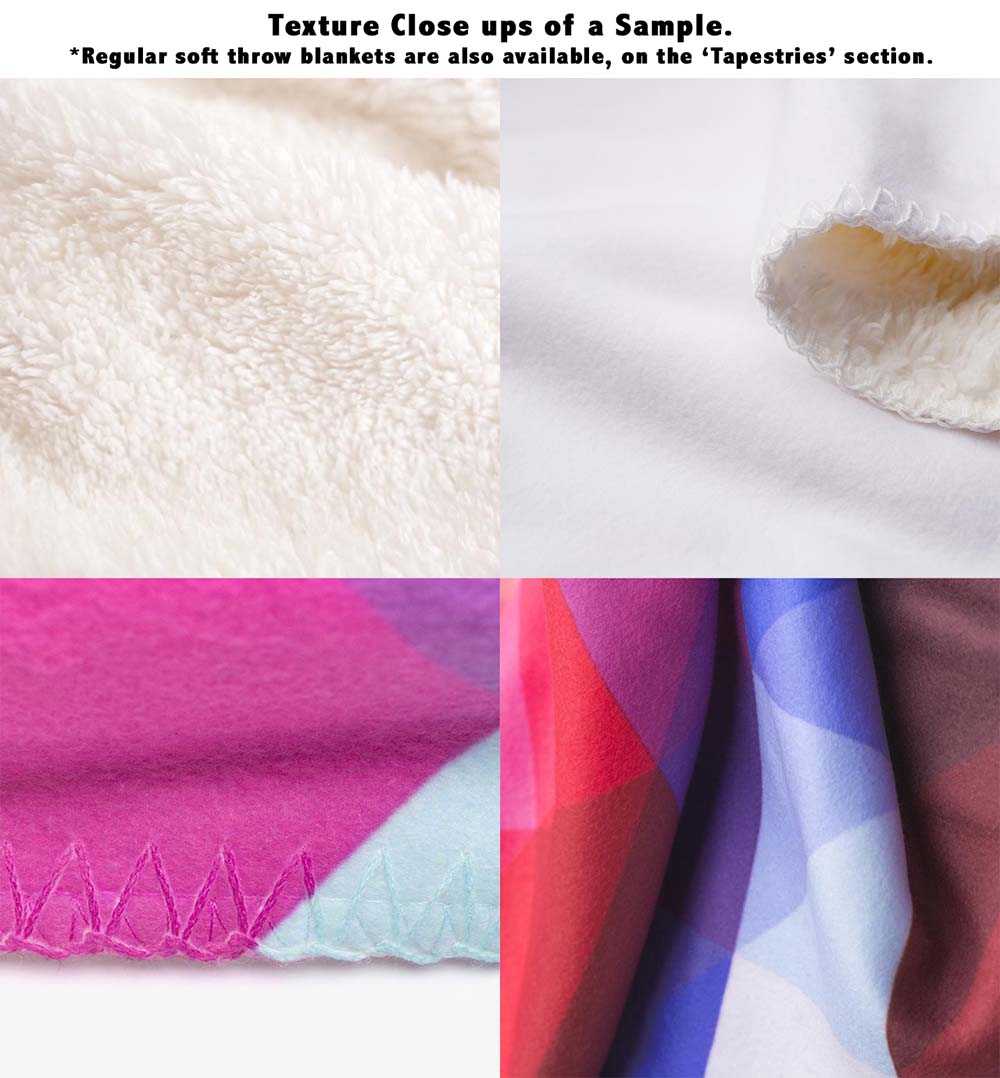 Abysm Internal - Sherpa Fleece Blanket Details INFO