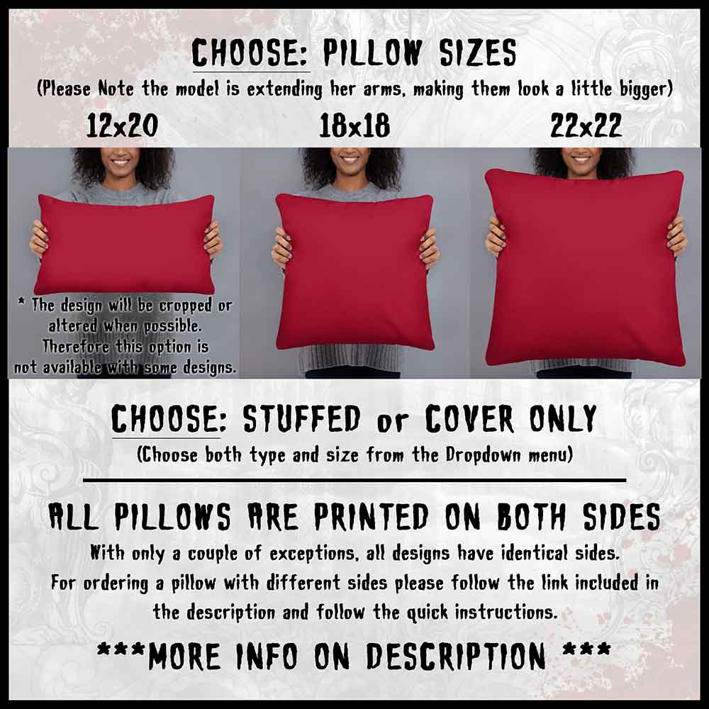Abysm Internal Throw Pillow Information