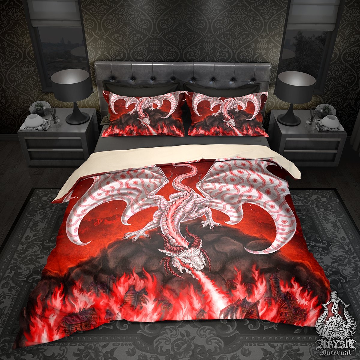 Red Comforter Set (King, Queen, Full, & Twin)