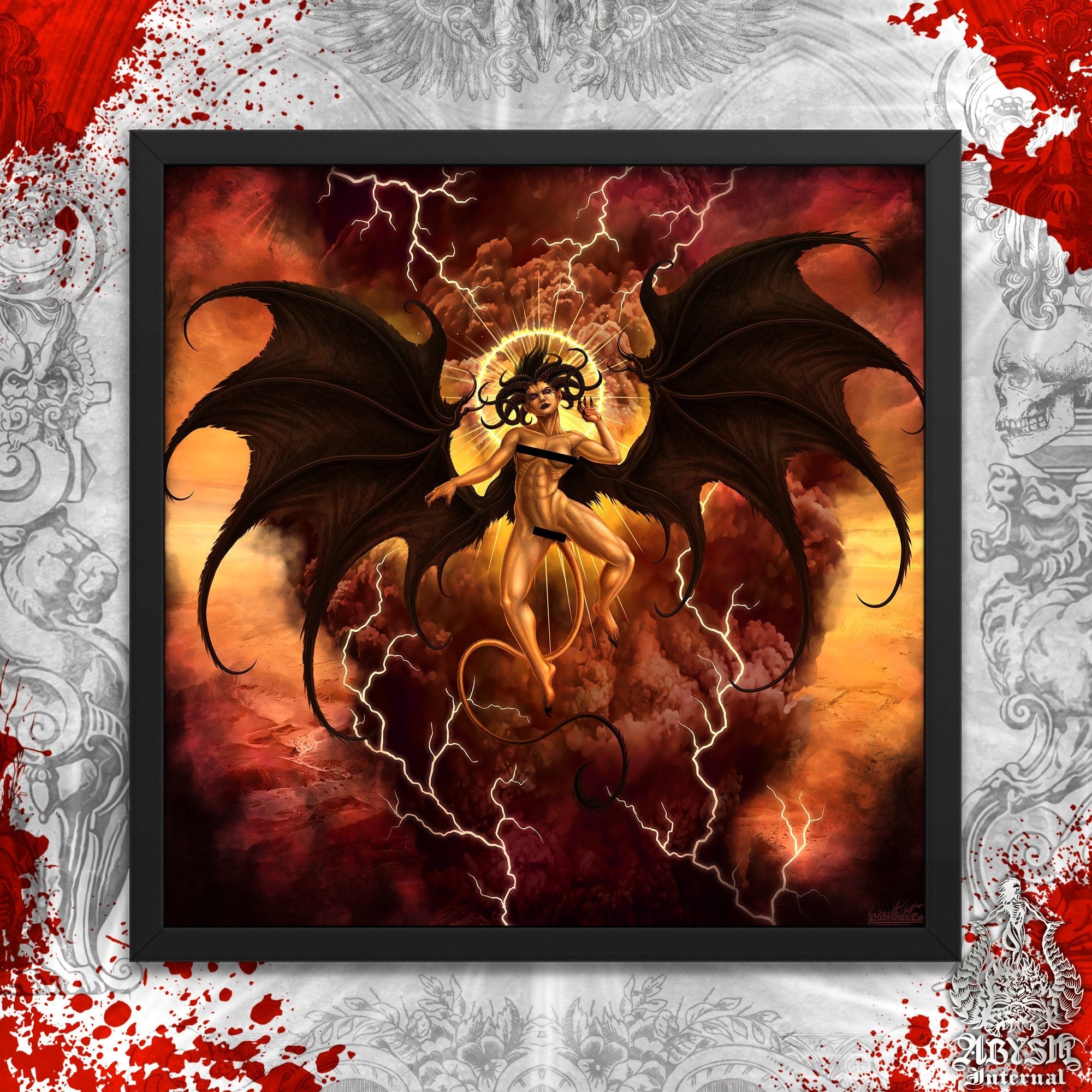 RUMBLE MONSTER DOOM EROTIKA サイン入りポスター Dungeon Diving 201