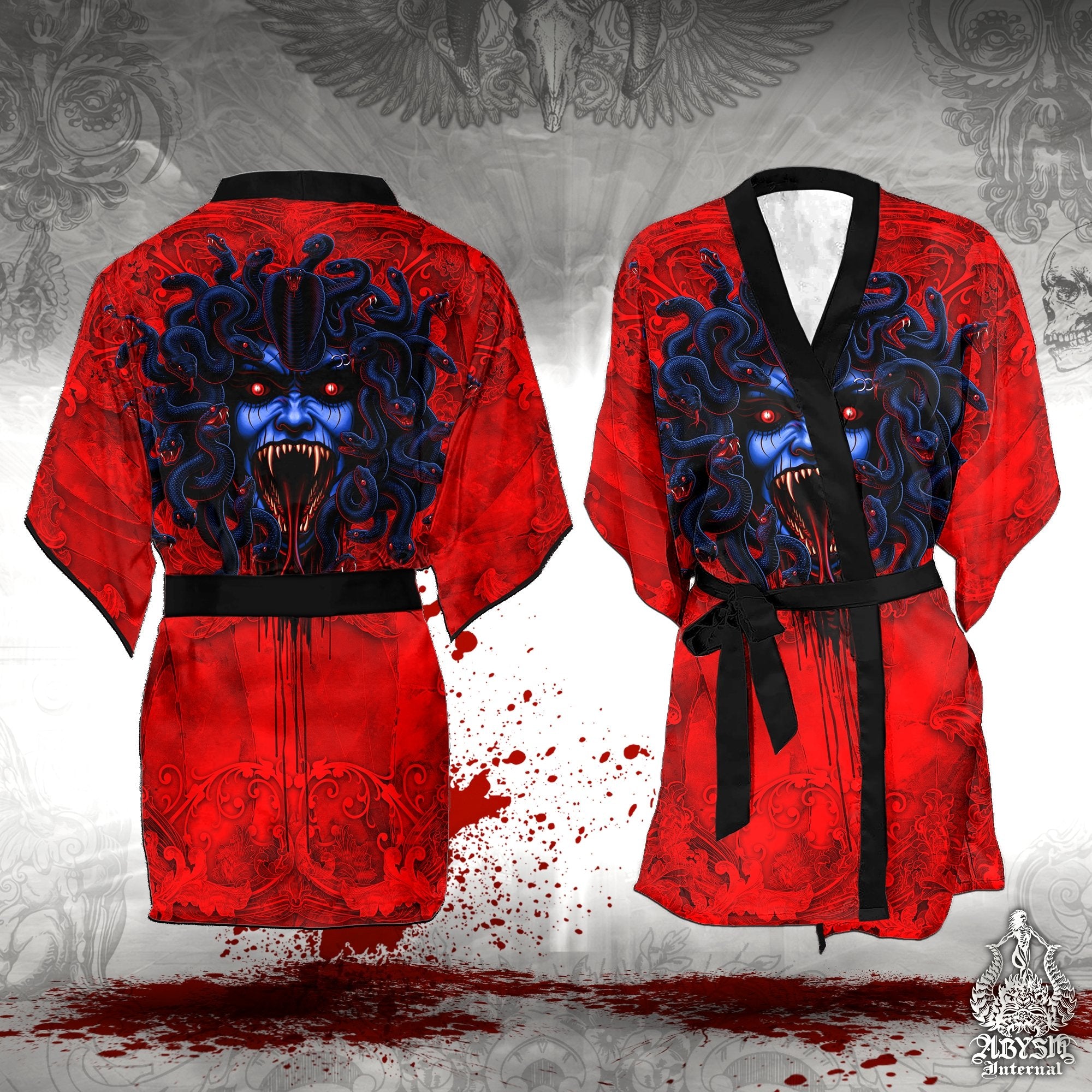 Medusa Kimono for Women - Lightweight Cardigan Cover Ups - Fits