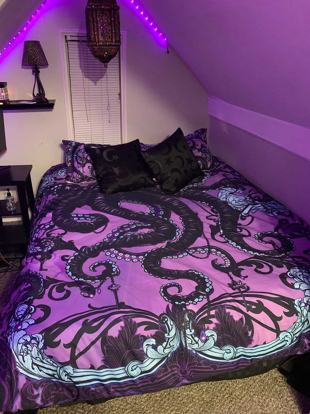 Abysm Internal Pastel Goth Duvet Cover and Comforter Image Review