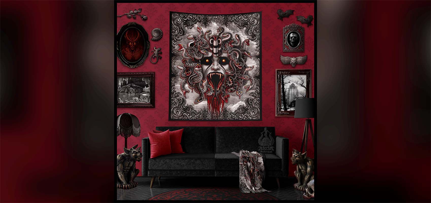 Abysm Internal - Tapestry Medusa Gothic Video Thumb