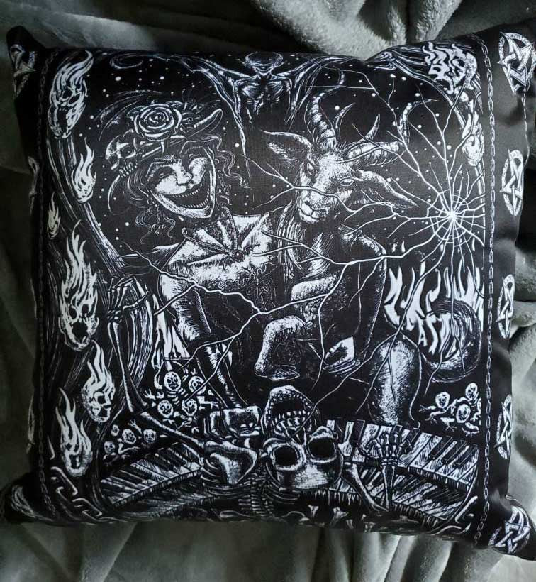 Abysm Internal Throw Pillow Review Gothic Hell