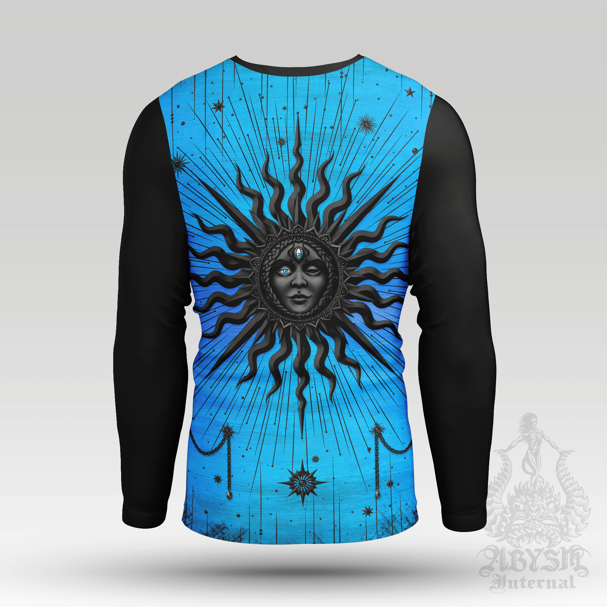 Camisa de Surf de Manga Larga Black Sun Rash Guard Estilo
