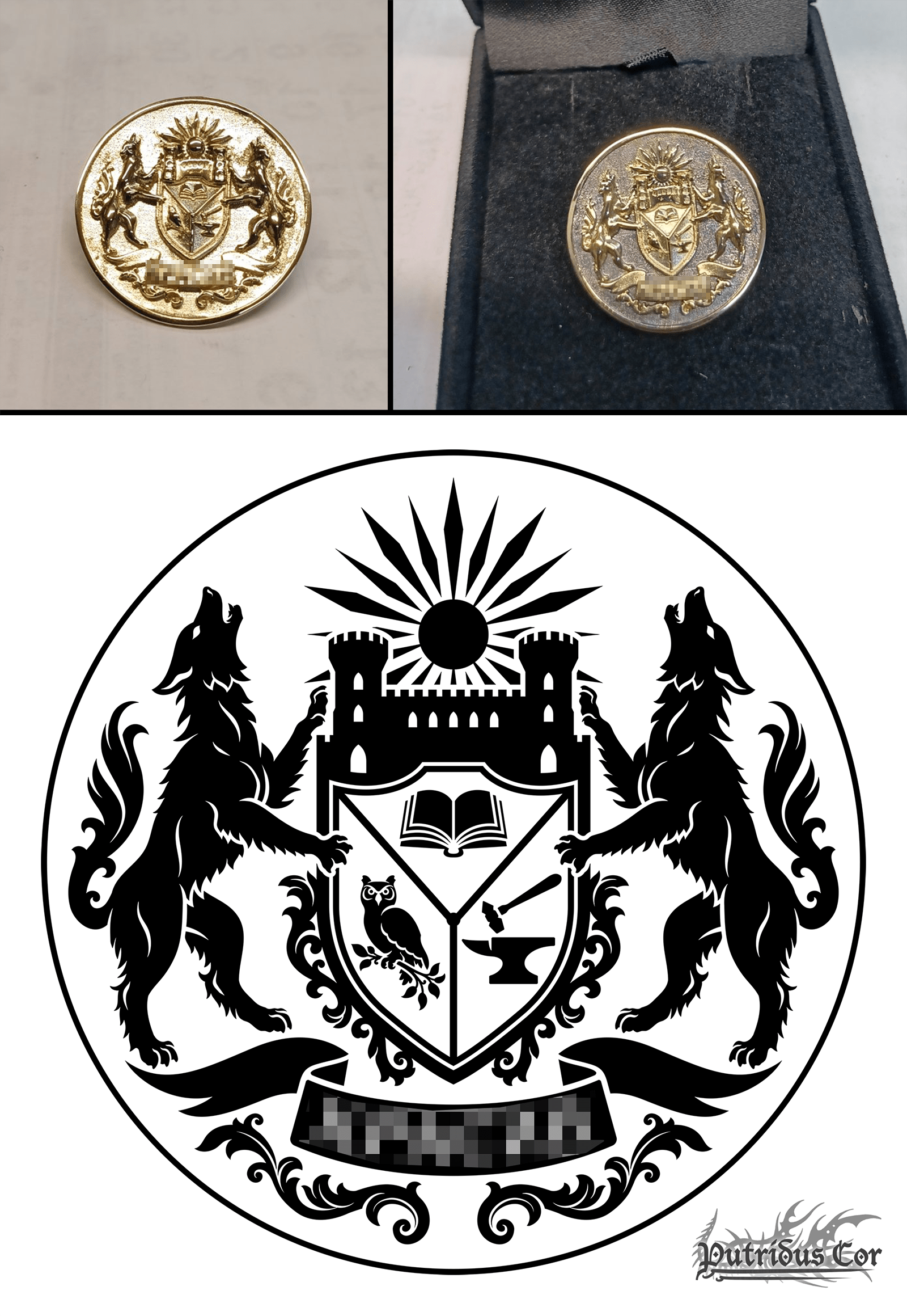 Custom Coat of Arms, Personalized Family Crest, Bespoke Heraldic Design, or Emblem Logo - Digital hand - made Heraldry Art - Abysm Internal