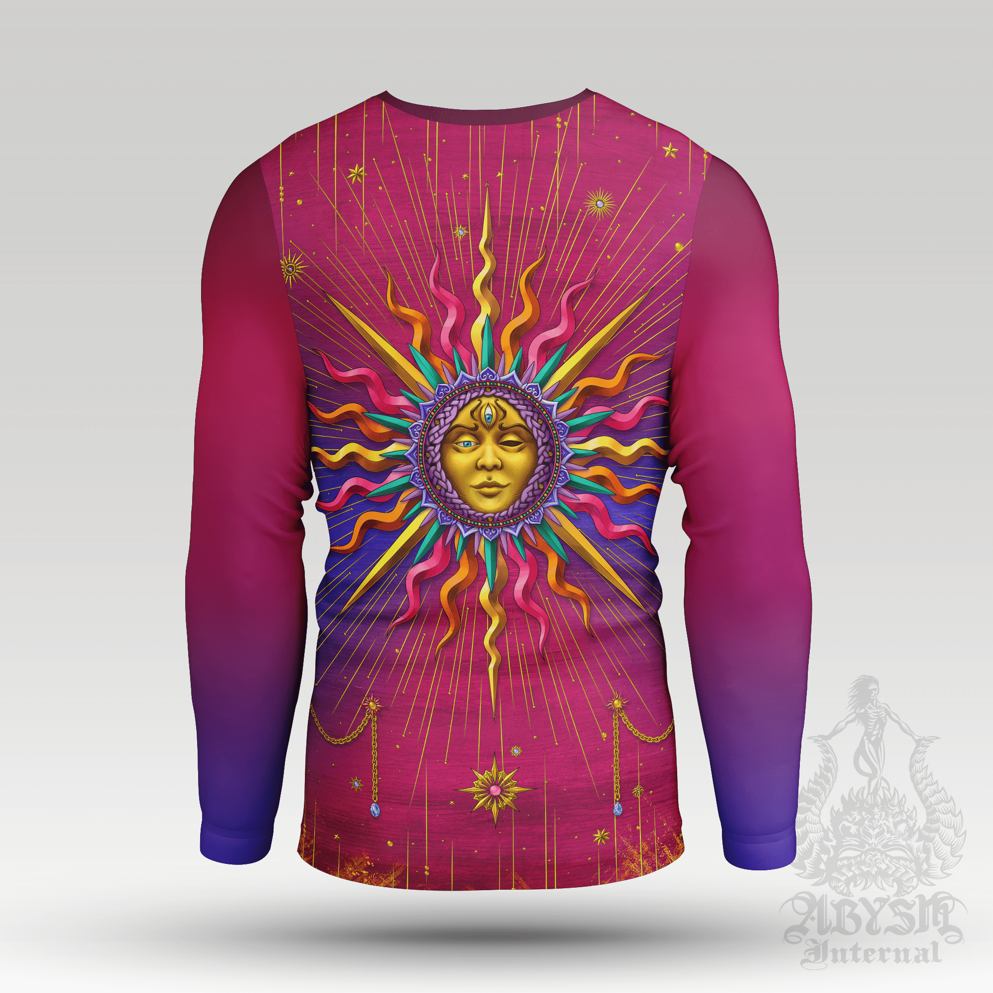 Camisa de Surf de Manga Larga Psy Rash Guard Solar, Top