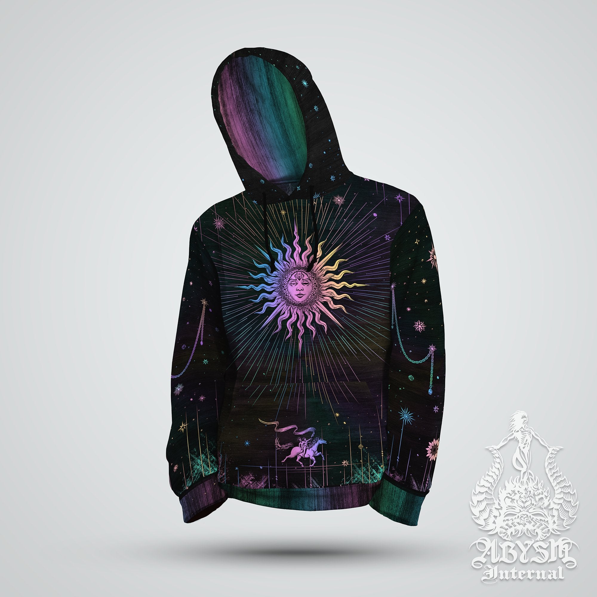 Sudadera con capucha The Sun, jersey Tarot Arcana, suéter