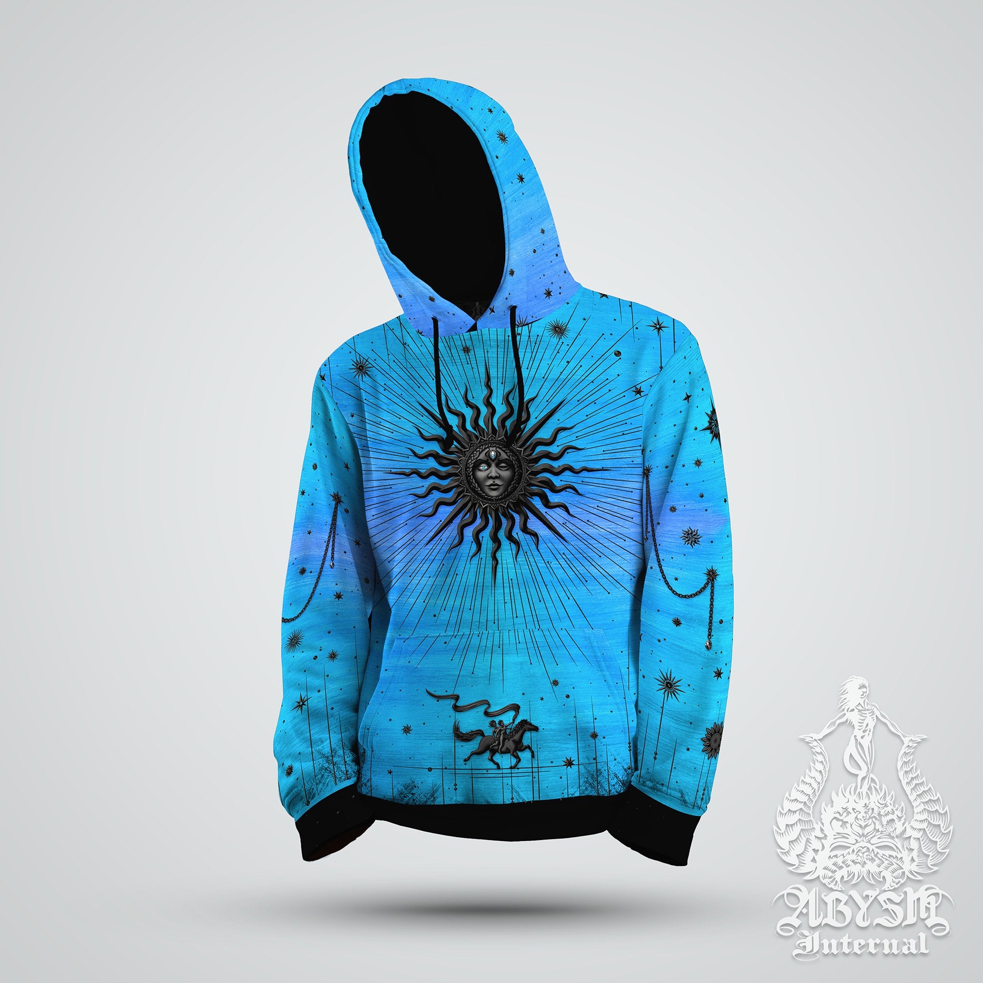 Sudadera con capucha Witchy Sun, traje de bruja, jersey de Tarot