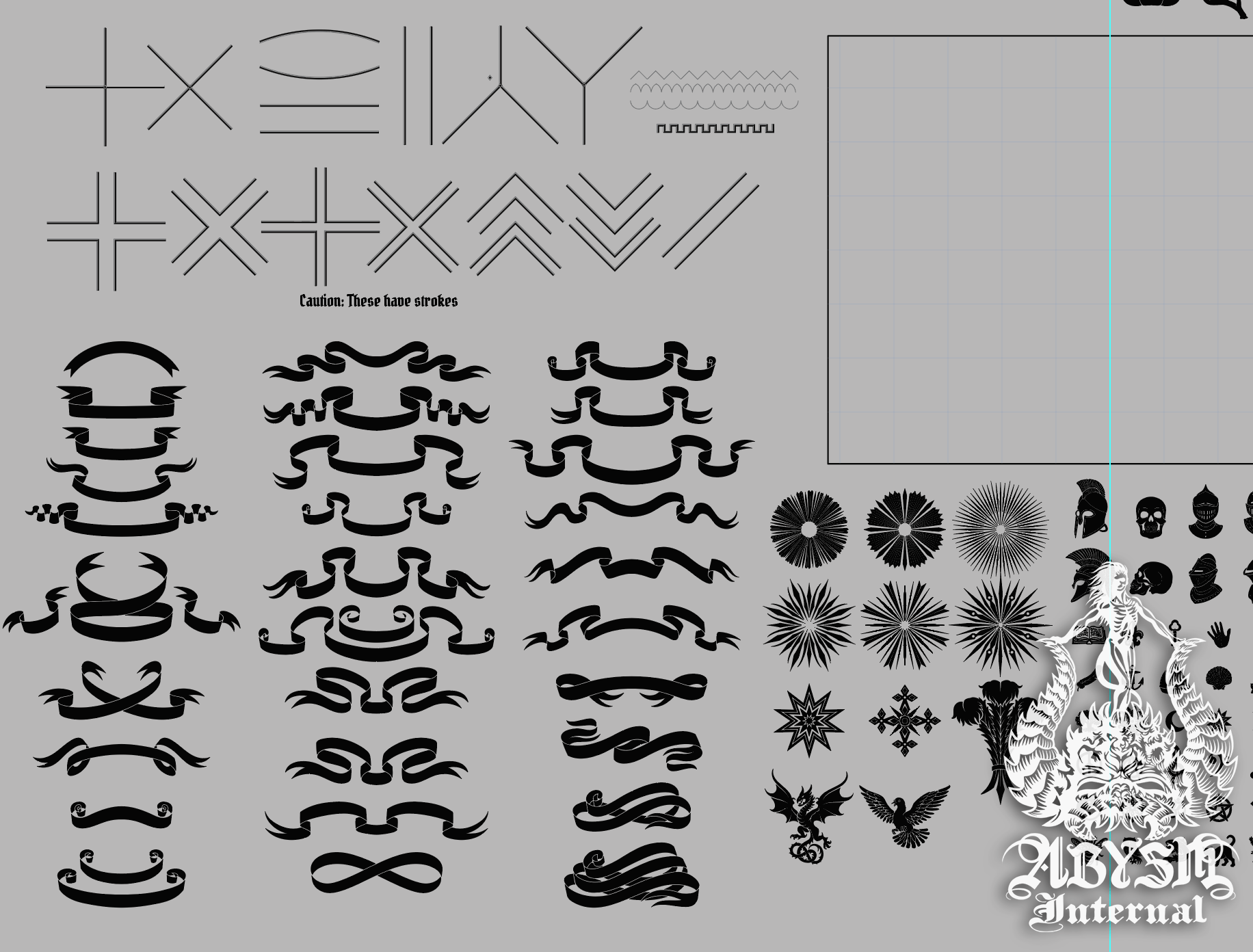 Custom Family Crest Design Set, DIY Coat of Arms Creation Kit, Modern Emblem Logo Vector Art - Download at Abysm Internal
