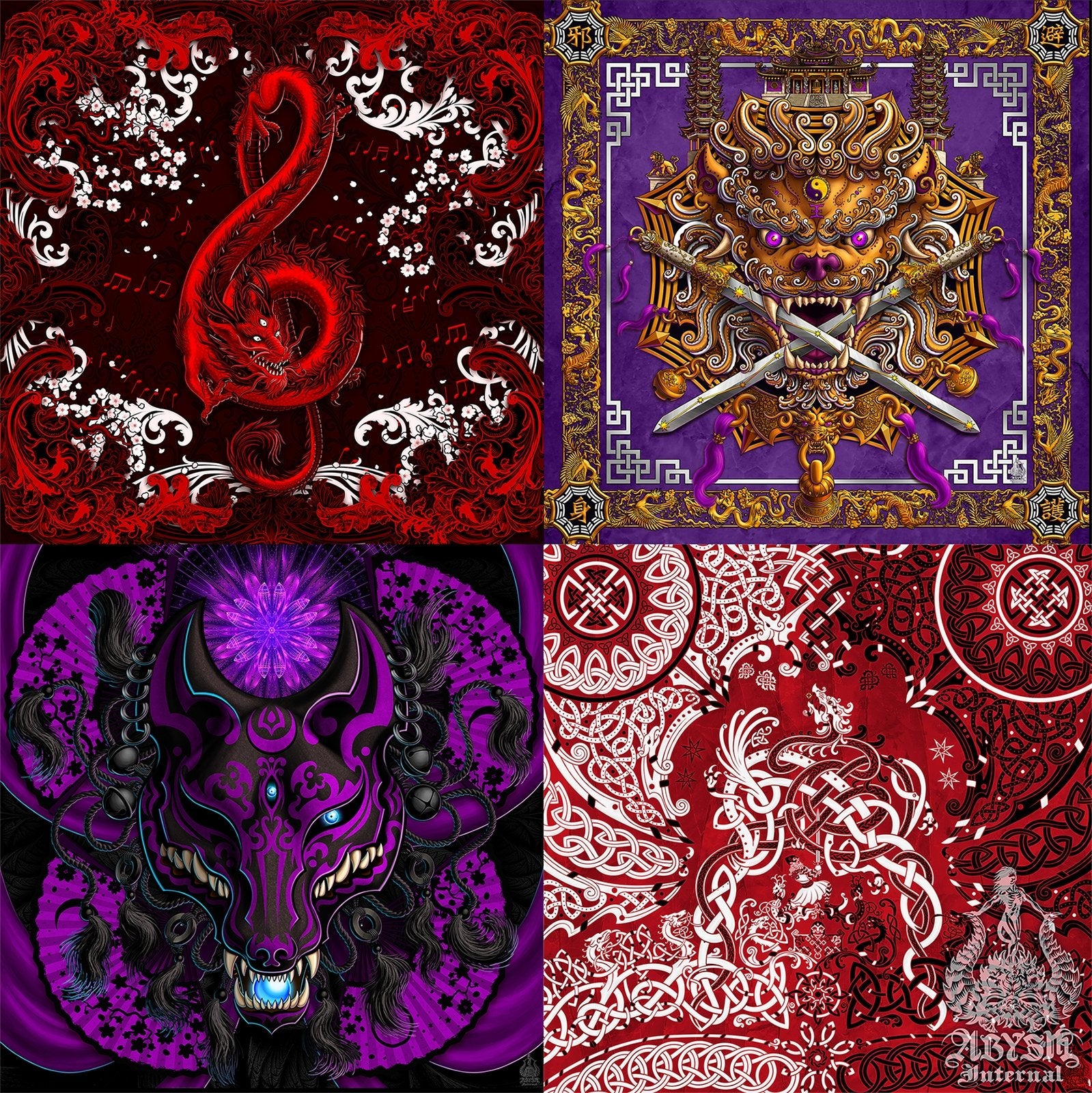 Fantasy Graphic Art for Board Games, Video Games, Mobile Games, Packaging Art, Seamless Patterns - Graphic Design Services