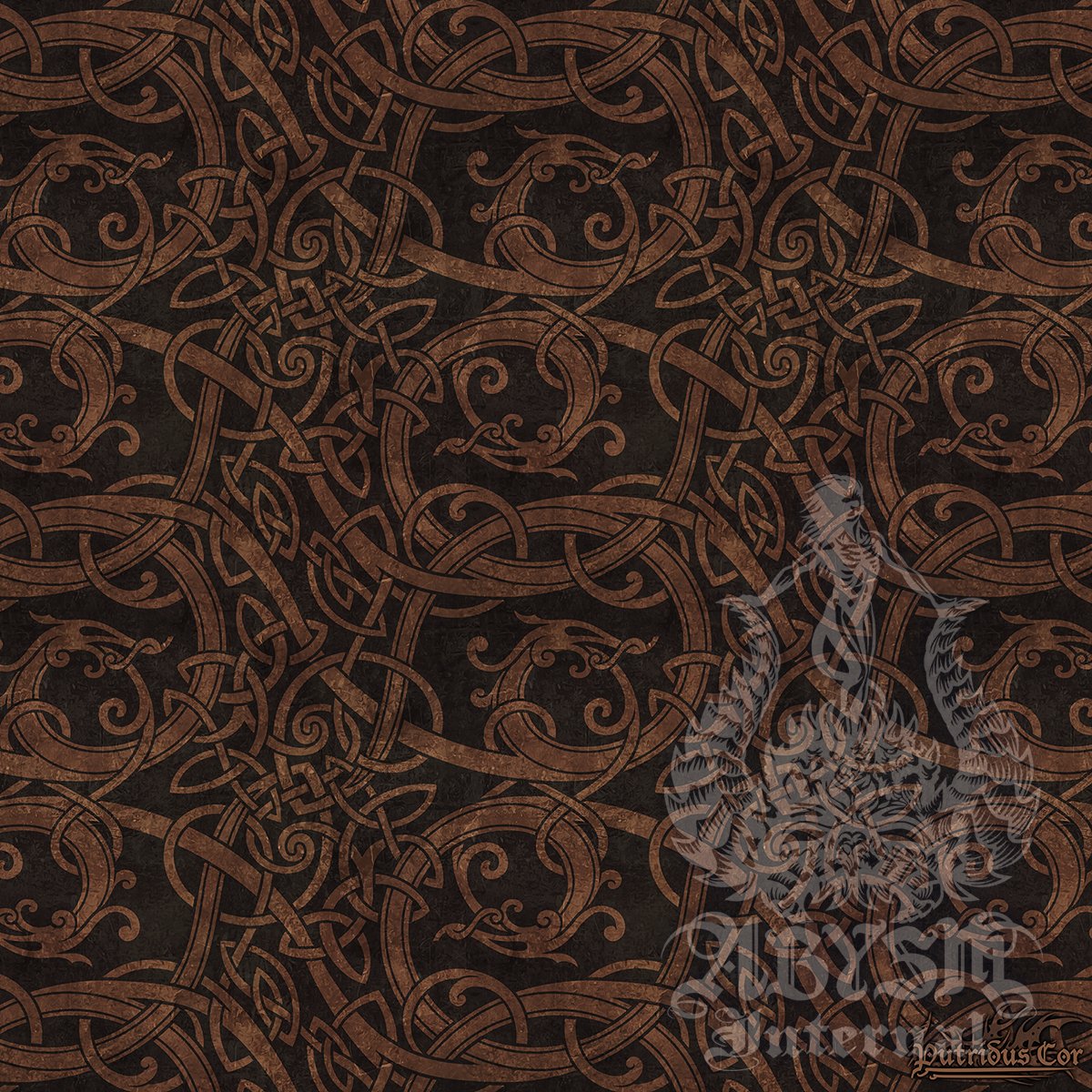 Custom Viking Seamless Patterns, Personalized Norse, celtic or tribal Knotwork art for fabric or merch - Abysm Internal