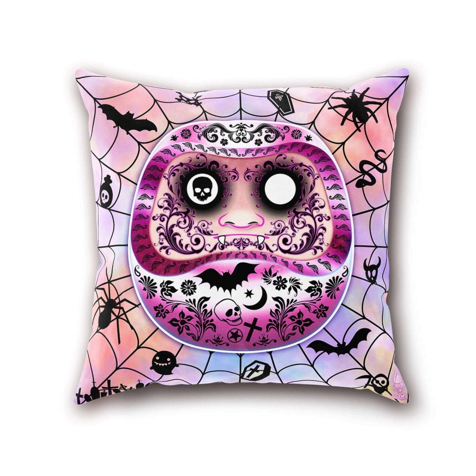 Goth Decorative Cushion, Pastel Cushion Cover