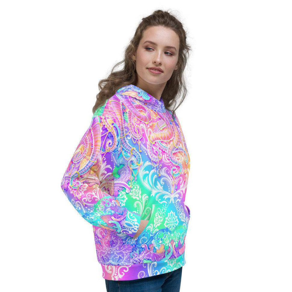 Pastel Hoodie, Aesthetic Streetwear, Tryppy Pullover, Rave Outfit ...